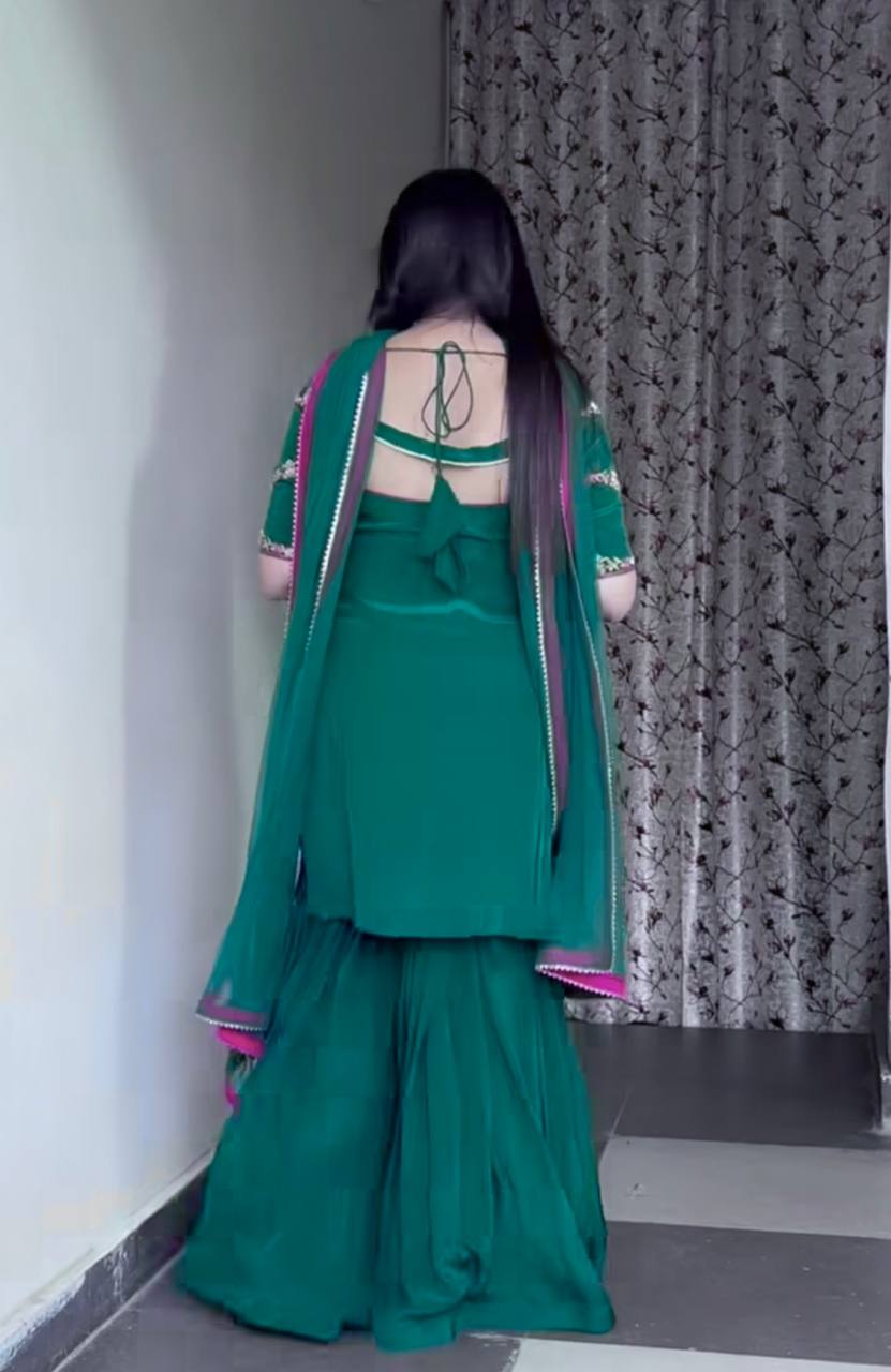 Heavy Top,Sarara & Dupatta