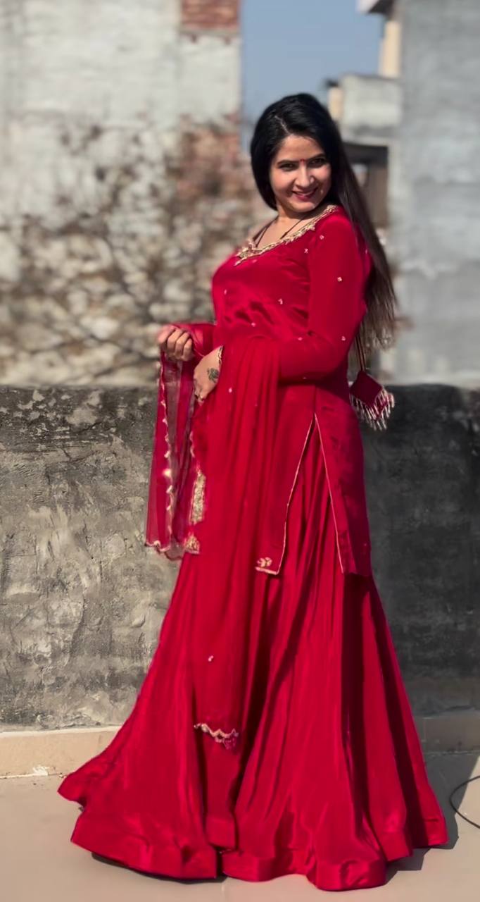 Heavy Top,Sarara & Dupatta