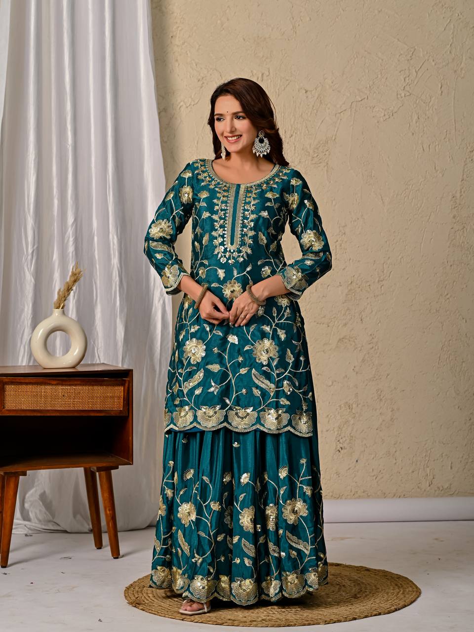 Party Wear Look Top Lehenga and Dupatta