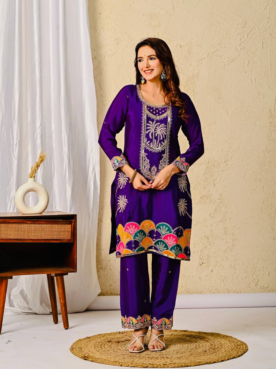 Party Wear Look Top  pent and Dupatta