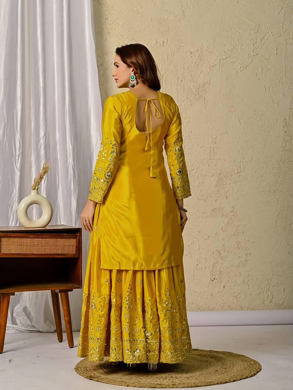 Party Wear Top, Sharara Plazzo &nbsp;and Dupatta.