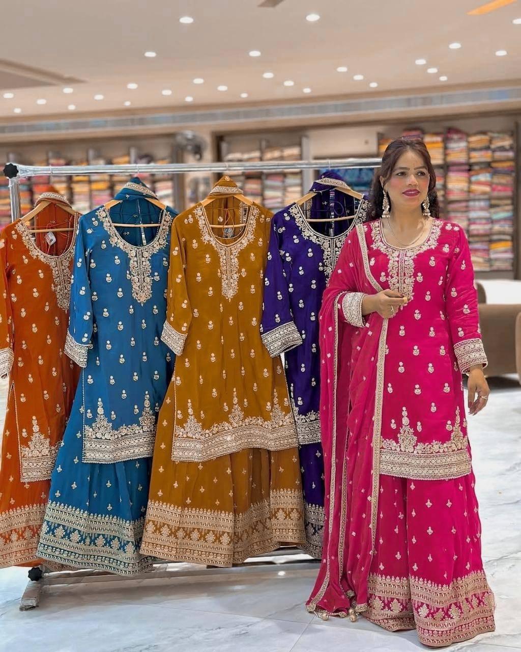 Party Wear Sharara Plazzo &nbsp;and Dupatta